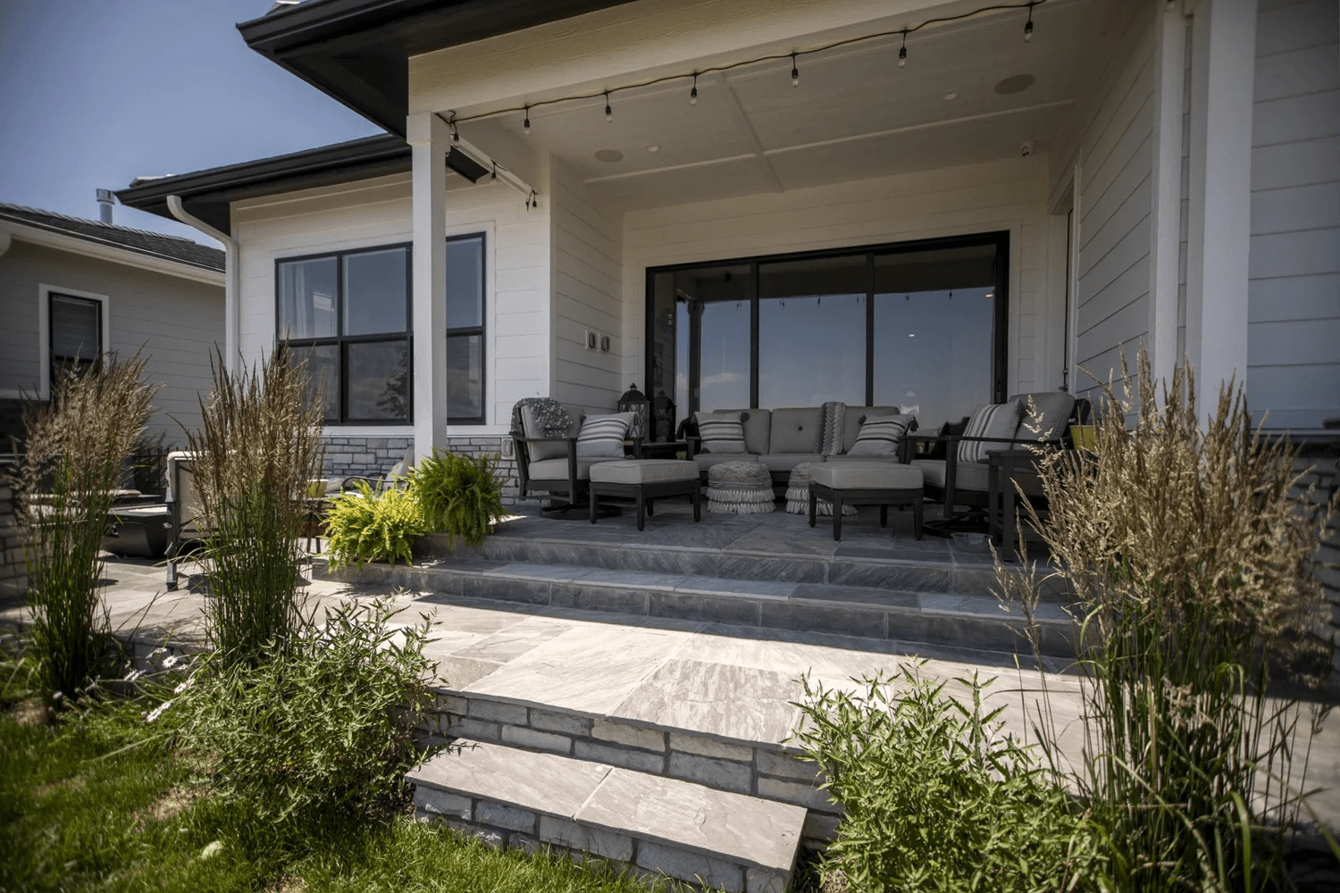 Luxury pool and outdoor kitchen installation in Colorado