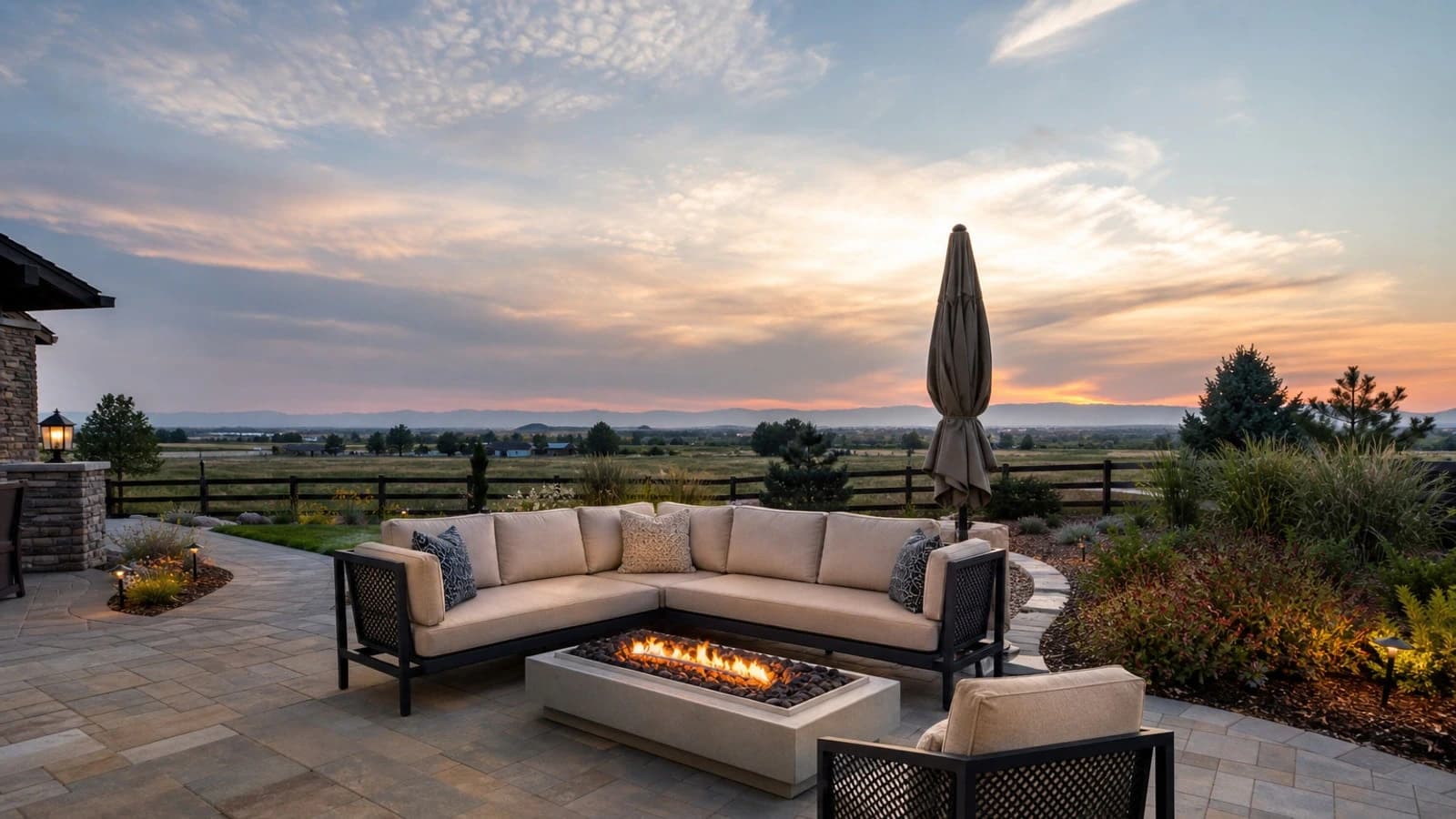Firestone and Frederick Colorado new development backyard